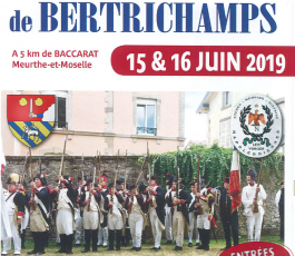 Journées napoléoniennes de Bertrichamps