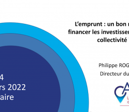 L’emprunt : un bon moyen de financer les investissements de sa collectivité ?