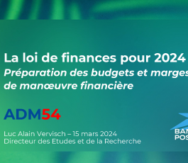 Webinaire sur les principales mesures de la loi de finances 2024 pour les collectivités