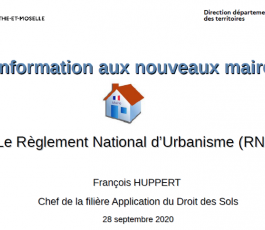 Webinaire sur l’urbanisme pour les communes sans document d’urbanisme ni carte communale