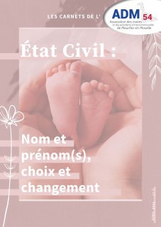 État civil : Nom et prénom(s), choix et changement
