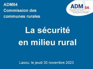 La sécurité en milieu rural