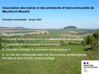 Webinaire sur l’archéologie préventive