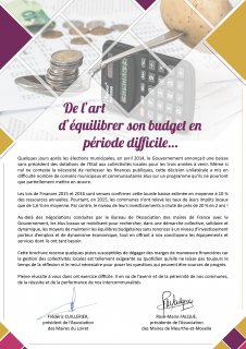 De l'art d'équilibrer son budget en période difficile...