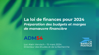 Webinaire sur les principales mesures de la loi de finances 2024 pour les collectivités