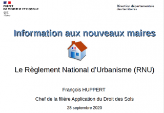 Webinaire sur l’urbanisme pour les communes sans document d’urbanisme ni carte communale