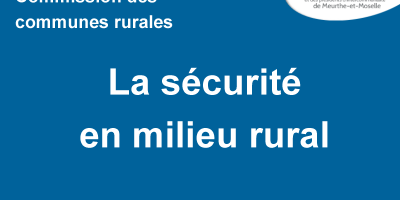 La sécurité en milieu rural