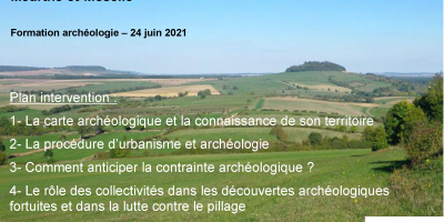 Webinaire sur l’archéologie préventive