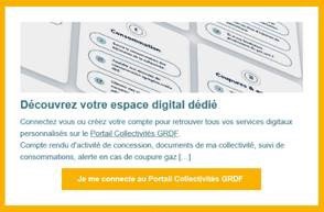 Avez-vous créé votre espace dédié sur le site GRDF dédié aux collectivités ?