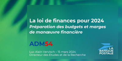 Webinaire sur les principales mesures de la loi de finances 2024 pour les collectivités