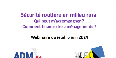 Webinaire sur la sécurité routière en milieu rural