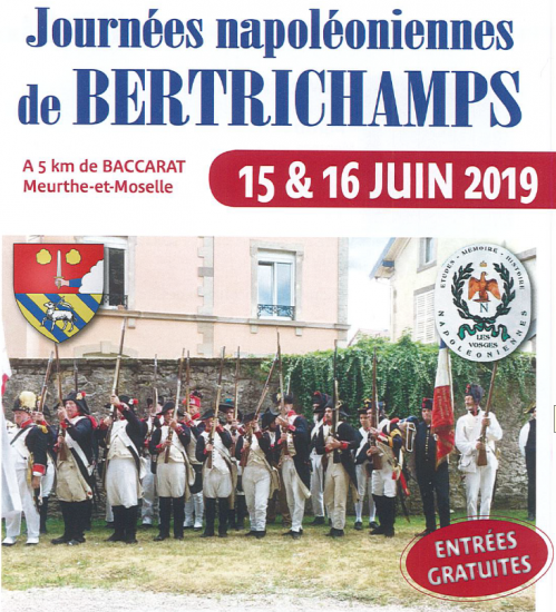 Journées napoléoniennes de Bertrichamps
