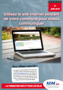 Utilisez le site internet existant de votre commune pour mieux communiquer