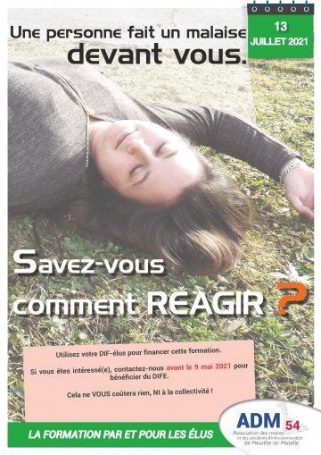 Les gestes reflexes en secourisme que doit impérativement connaître un élu