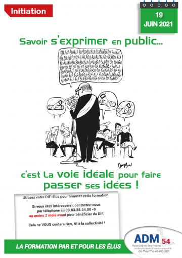 Comment s'exprimer en public ? - initiation