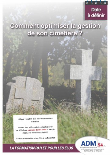 Comment optimiser la gestion de son cimetière ?