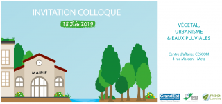 Colloque "Végétal, urbanisme et eaux pluviales"