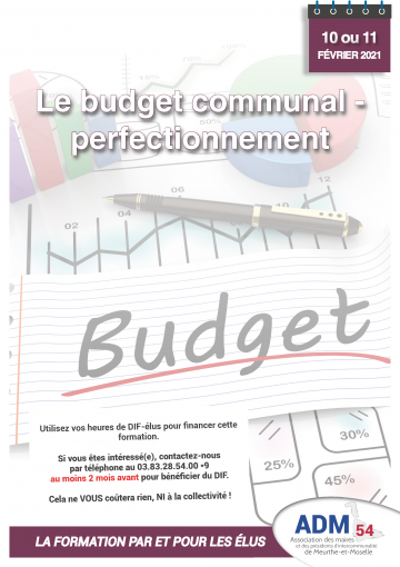Le budget communal - perfectionnement